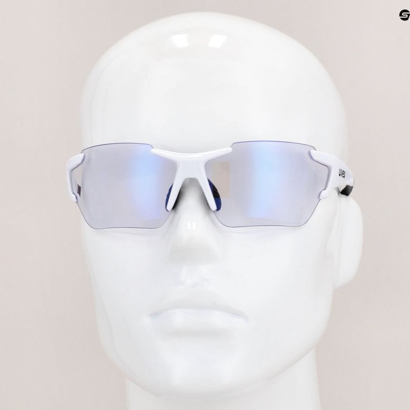 UVEX Sportstyle 803 R V weiß/litemirror blau Fahrradbrille 53/0/971/8803 11