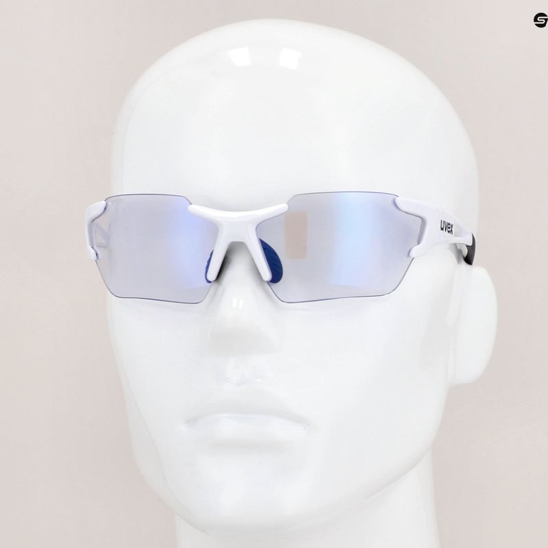 UVEX Sportstyle 803 Race S V weiß/verspiegelt blau Fahrradbrille 53/2/002/8803 11