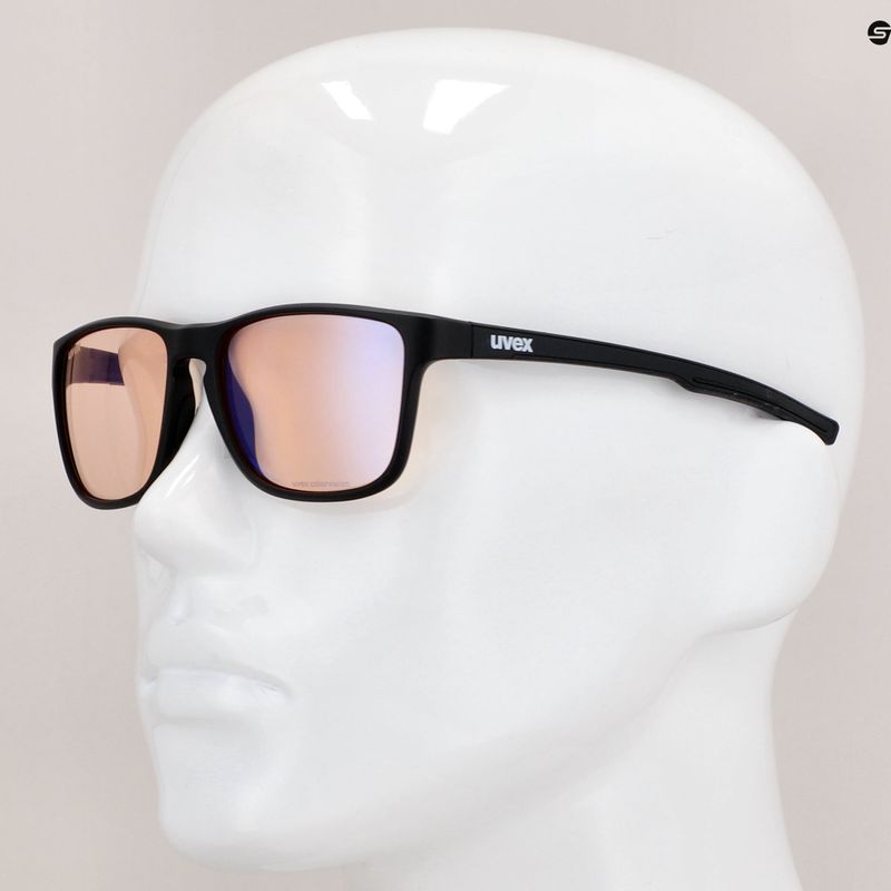 UVEX Retina Blue CV schwarz matt/gelb Sonnenbrille 53/3/020/2201 11