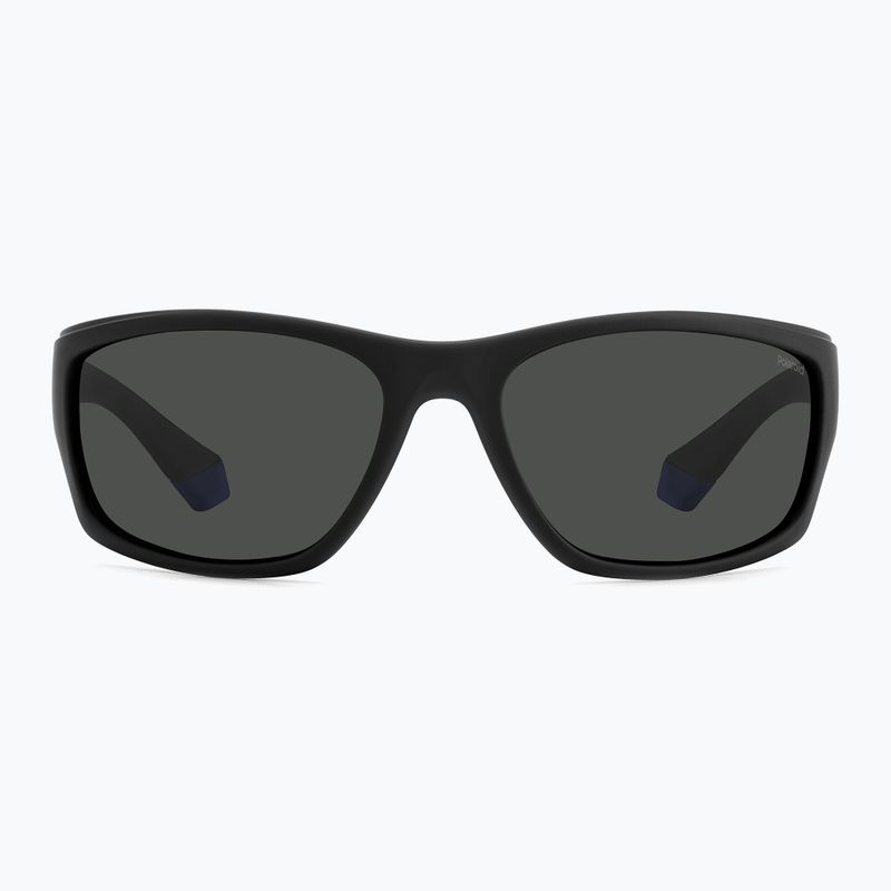 Polaroid PLD 2135/S mattschwarz blau/grau polarisierte Herren-Sonnenbrille 3