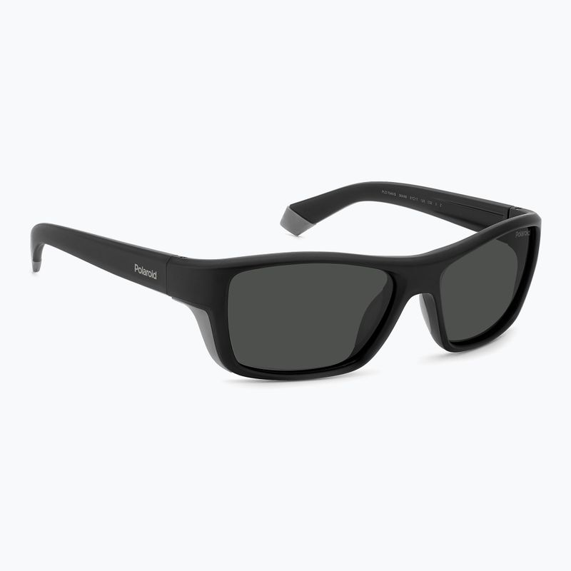 Polaroid PLD 7046/S schwarz grau/grau polarisierte Herren-Sonnenbrille