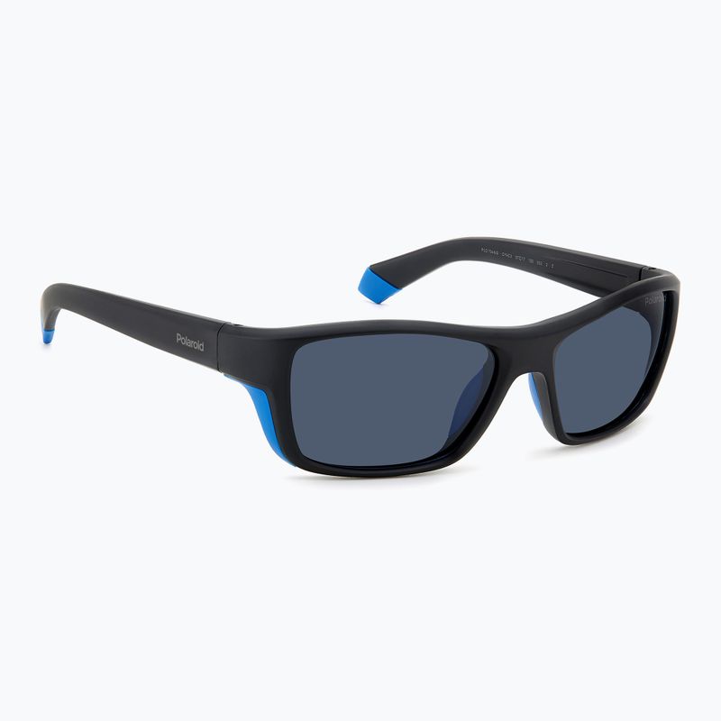 Polaroid PLD 7046/S schwarz azur/blau polarisierte Herren-Sonnenbrille