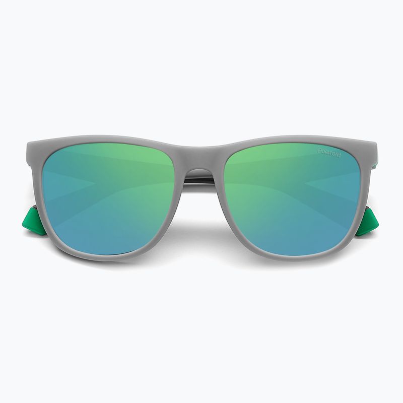 Polaroid PLD 8049/S grau-grün/grau-grün Spiegel polarisierte Kinder-Sonnenbrille 4