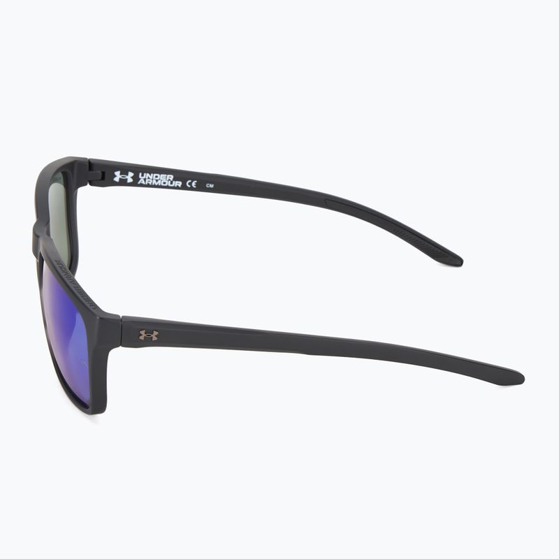 Herren Under Armour 0005/S S3 schwarz blau/blau Multilayer-Sonnenbrille 4