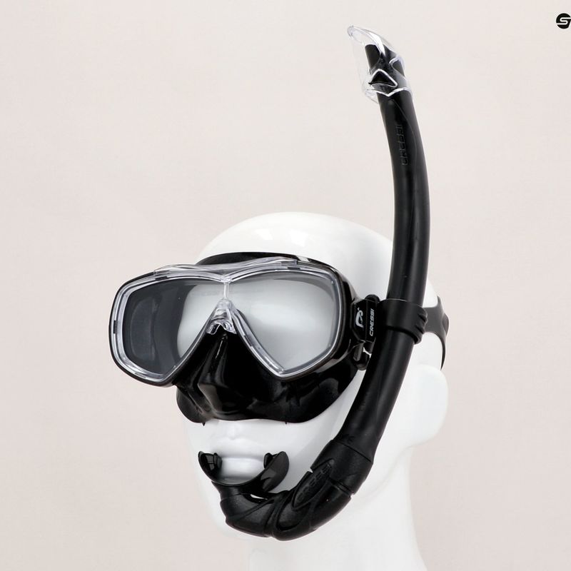Cressi Onda + Mexico Tauchset Maske + Schnorchel schwarz DM11155 13