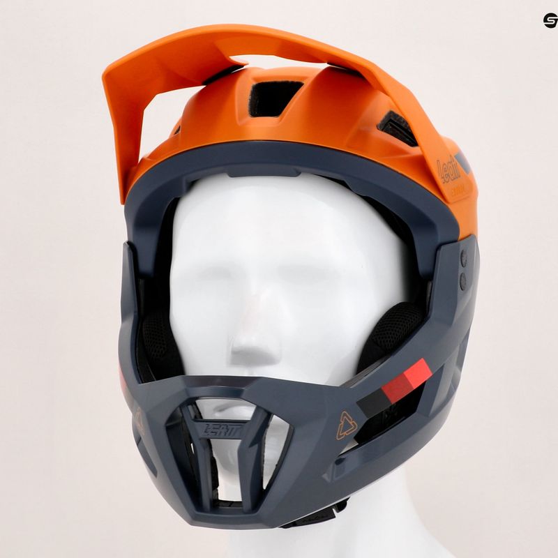 Leatt MTB Enduro 2.0 V23 Fahrradhelm navy blau und gelb 1023014852 10