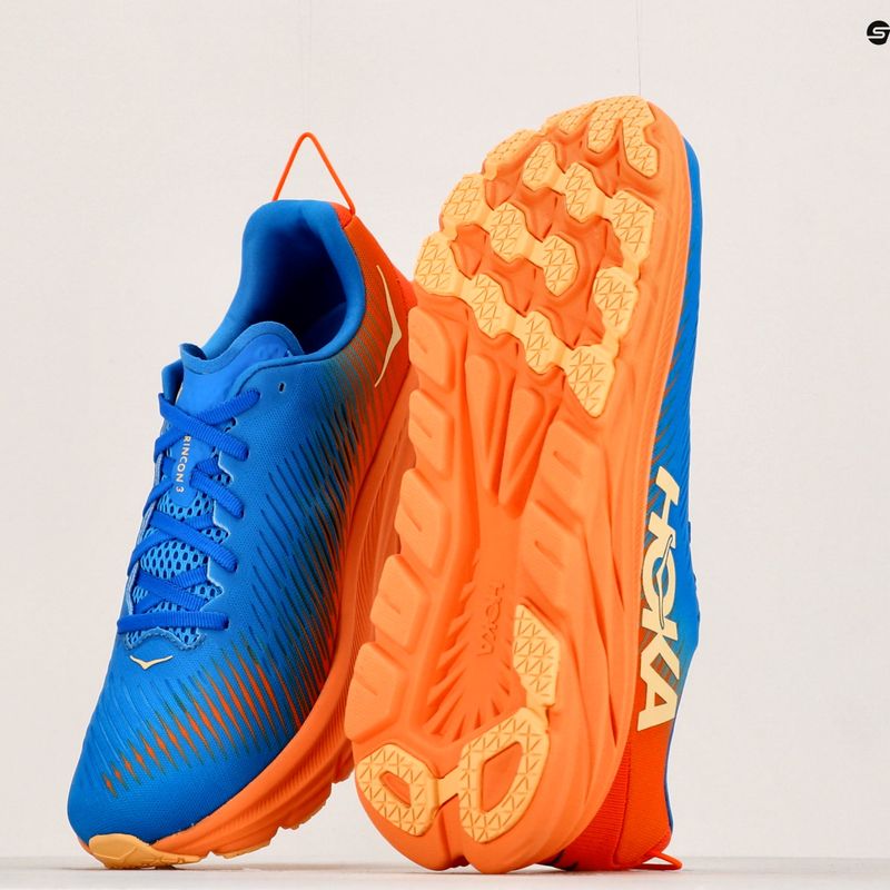 HOKA Herren Laufschuhe Rincon 3 blau-orange 1119395-CSVO 11