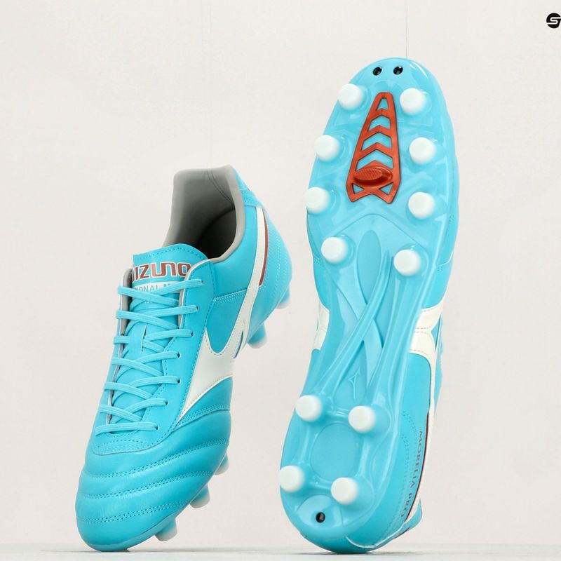 Mizuno Morelia II Pro Fußballschuhe blau und weiß P1GA231325 16