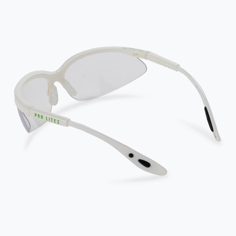 Prince sq.Pro Lite Squashbrille Weiß 6S822010 5