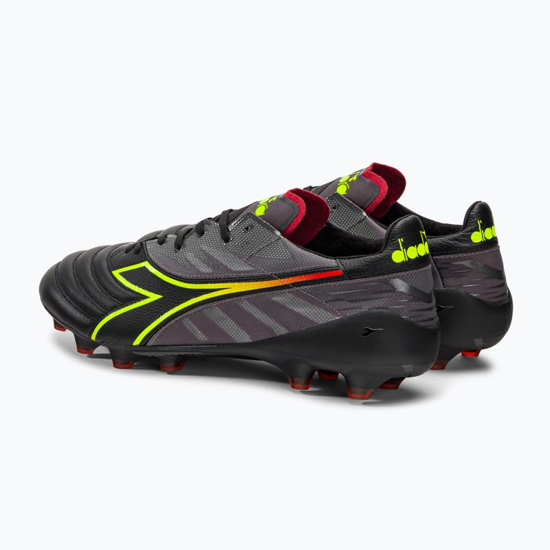 Herren Diadora Brasil Elite Veloce ITA LPX Fußballschuhe schwarz und kastanienbraun DD-101.178785-D0136-43 3