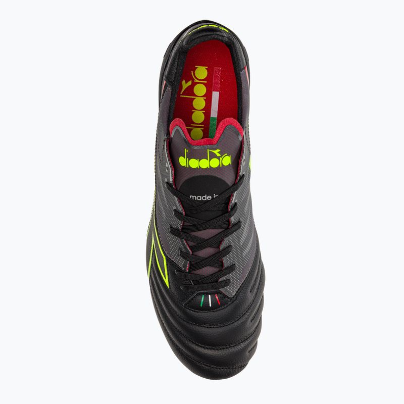 Herren Diadora Brasil Elite Veloce ITA LPX Fußballschuhe schwarz und kastanienbraun DD-101.178785-D0136-43 6