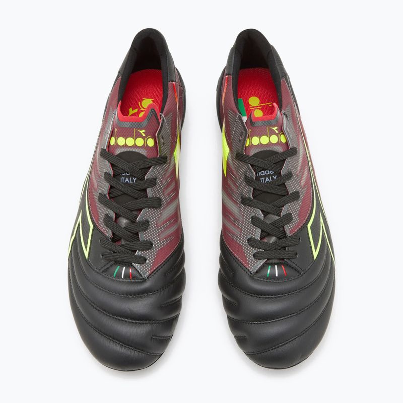 Herren Diadora Brasil Elite Veloce ITA LPX Fußballschuhe schwarz und kastanienbraun DD-101.178785-D0136-43 12