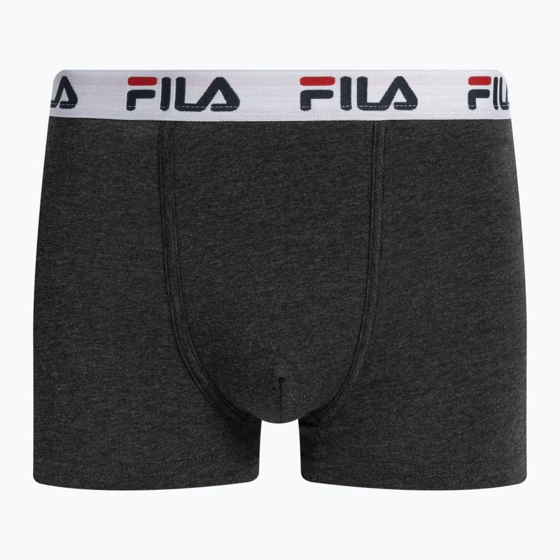 Herren-Boxershorts FILA FU5016/2 anthracite melange 2