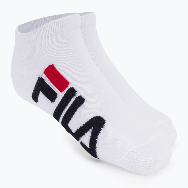 Fila Unisex Invisible 2er Pack Socken weiß