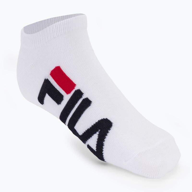 Fila Unisex Invisible 2er Pack Socken weiß 2
