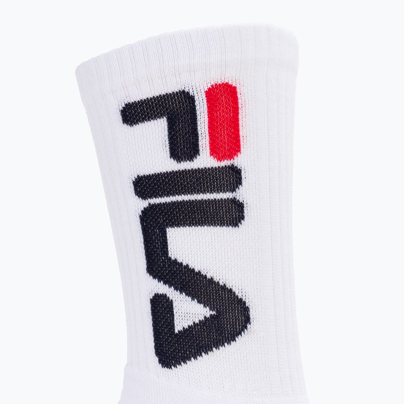 FILA Unisex Tennissocken 2er Pack weiß 4