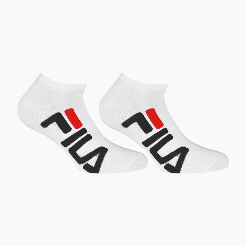 Fila Unisex Invisible 2er Pack Socken weiß 5