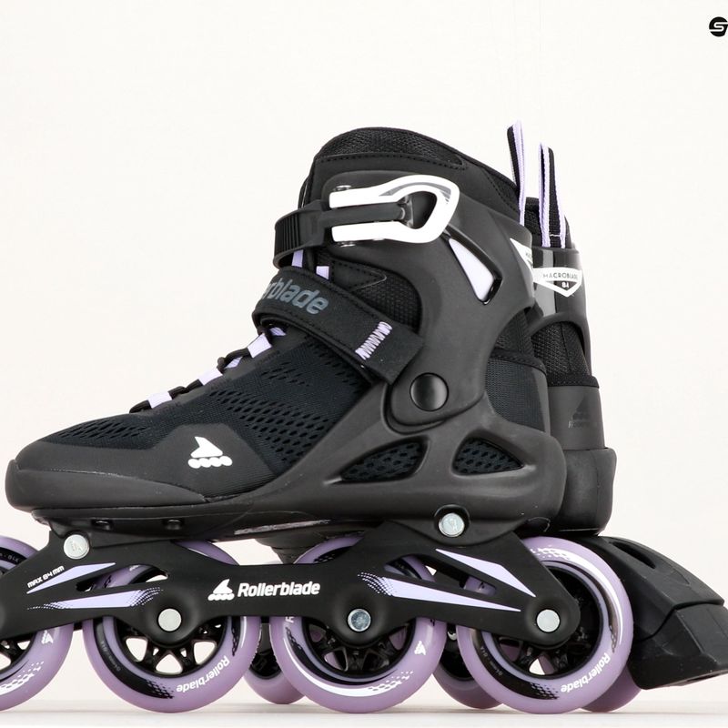 Rollerblade Macroblade 84 Damen Rollerskates schwarz und lila 07370900 19