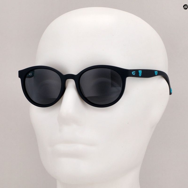 GOG Margo junior matt navy blau / blau / smoke E968-1P Kindersonnenbrille 10