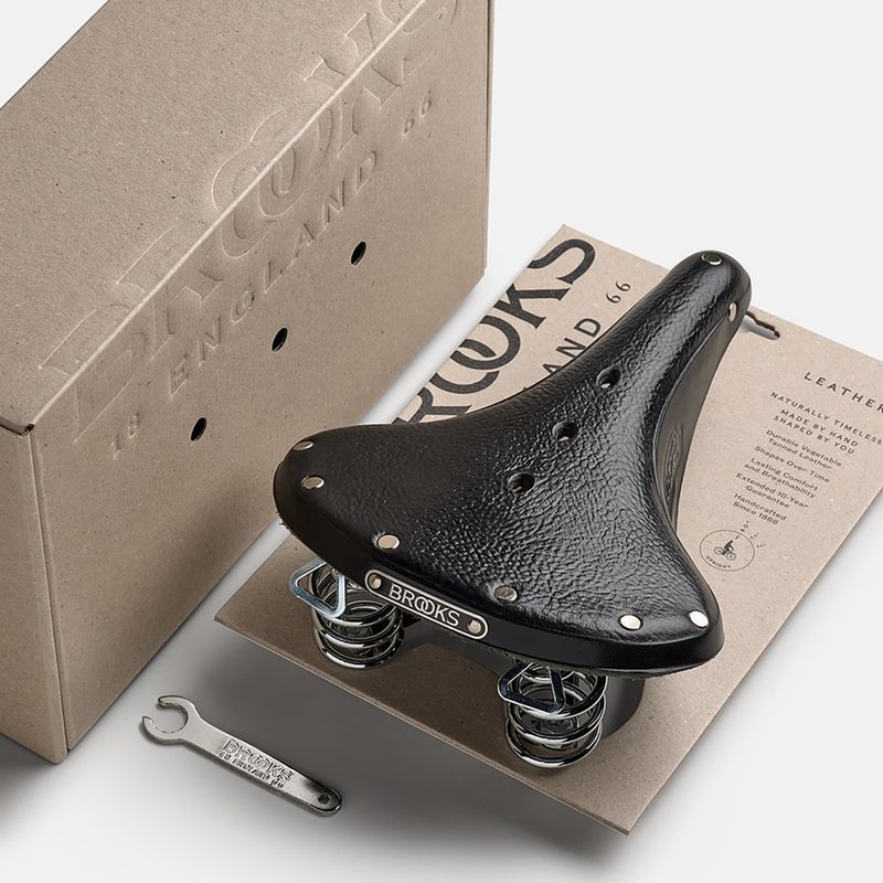 Fahrradsattel Brooks England B66 black 8