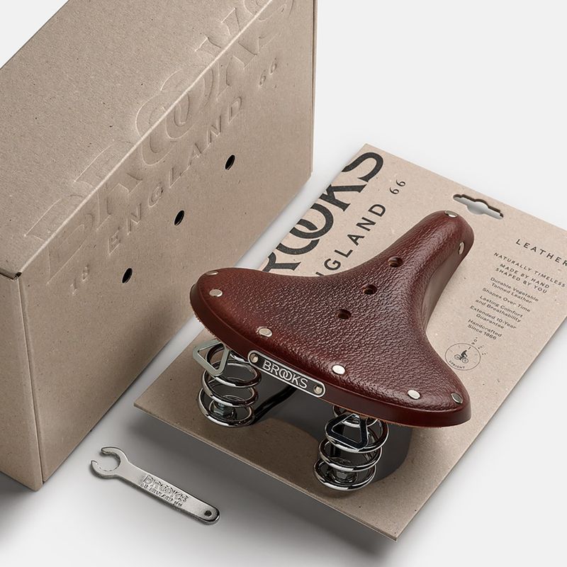 Fahrradsattel Brooks England B67 Short brown 8