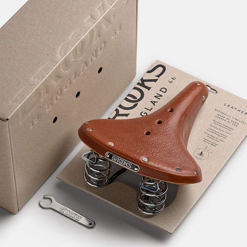 Fahrradsattel Brooks England B67 honey 8