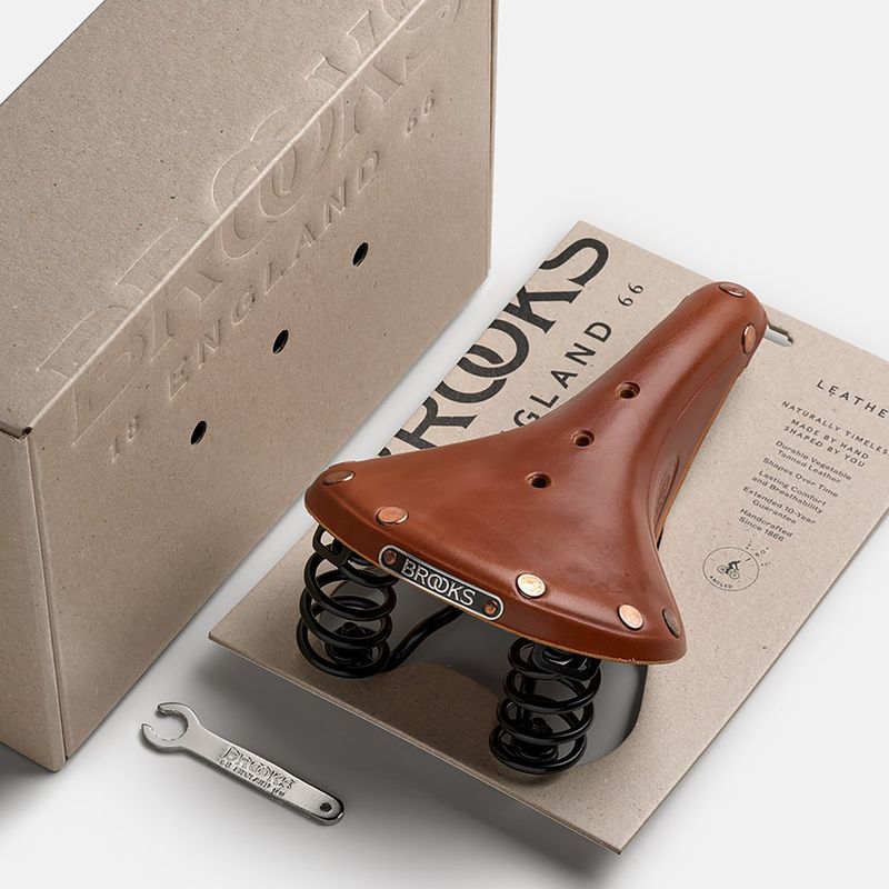 Fahrradsattel Brooks England Flyer Special honey 8