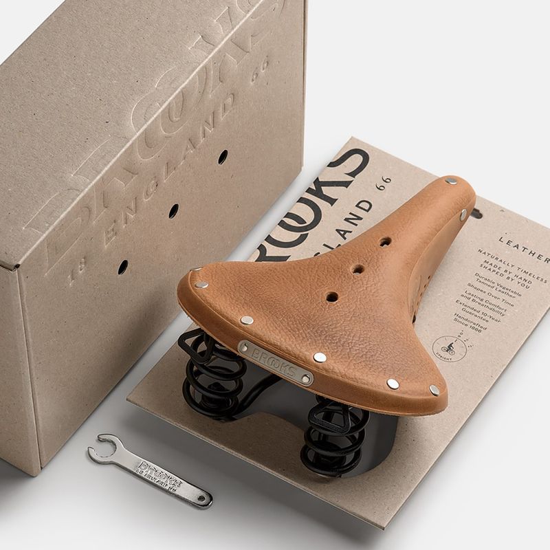 Fahrradsattel Brooks England B67 Softened dark tan 8