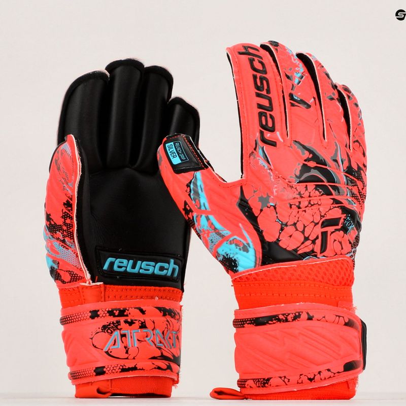 Reusch Attrakt Silver Roll Finger Junior Kinder-Torwarthandschuhe Rot 5372217-3333 9