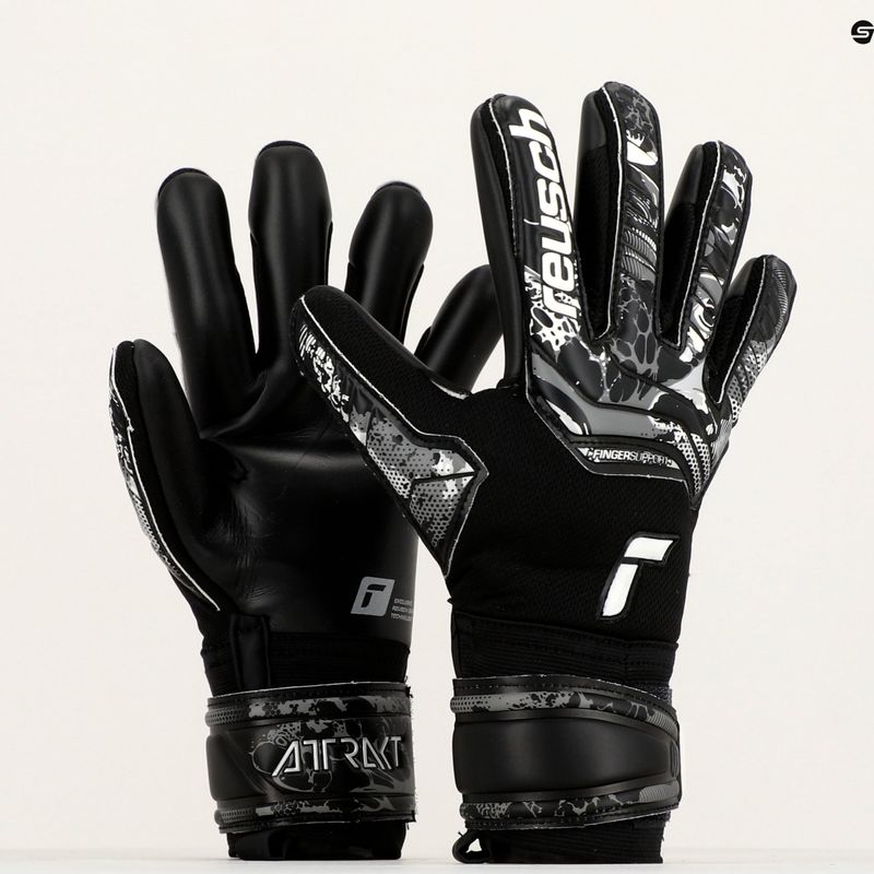 Reusch Attrakt Infinity Finger Support Torwarthandschuhe schwarz 5370720-7700 9