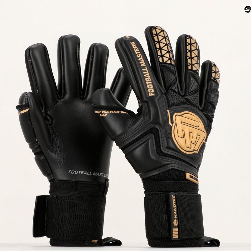 Football Masters Voltage Plus NC v 4.0 Kinder Torwarthandschuhe schwarz 1190-3 12