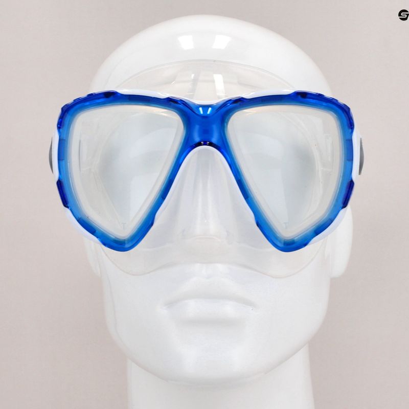 Mares Trygon Schnorchelmaske klar und navy blau 411262 8