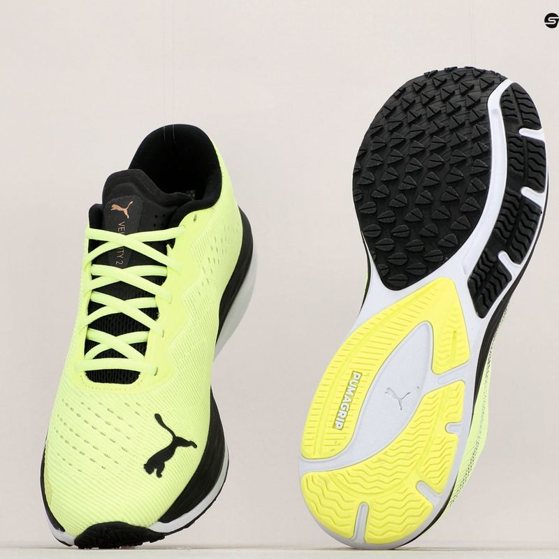 Herren Laufschuhe PUMA Velocity NITRO 2 Run 75 schnell gelb/puma schwarz 23