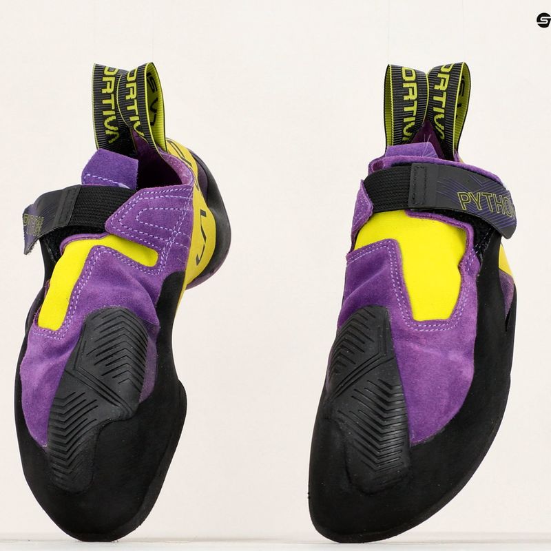 La Sportiva Python Herren Kletterschuh schwarz und lila 20V500729 18