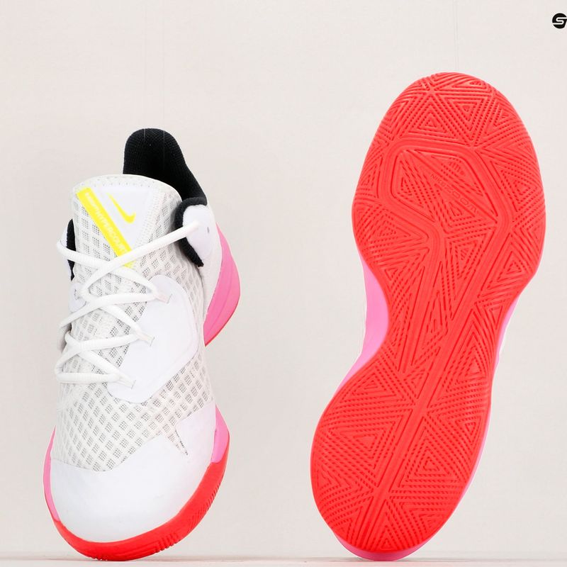 Nike Zoom Hyperspeed Court SE Volleyballschuhe weiß/schwarz/bright crimson 12