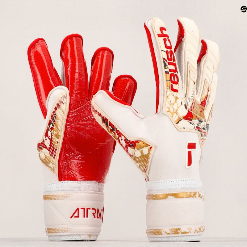 Reusch Attrakt Gold X GluePrint Torwarthandschuhe weiß 5370975-1011 10