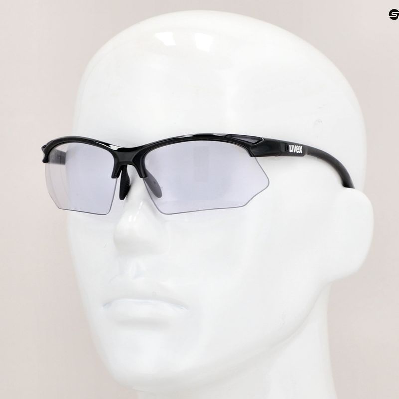 UVEX Sportstyle 802 V Fahrradbrille schwarz S5308722201 7