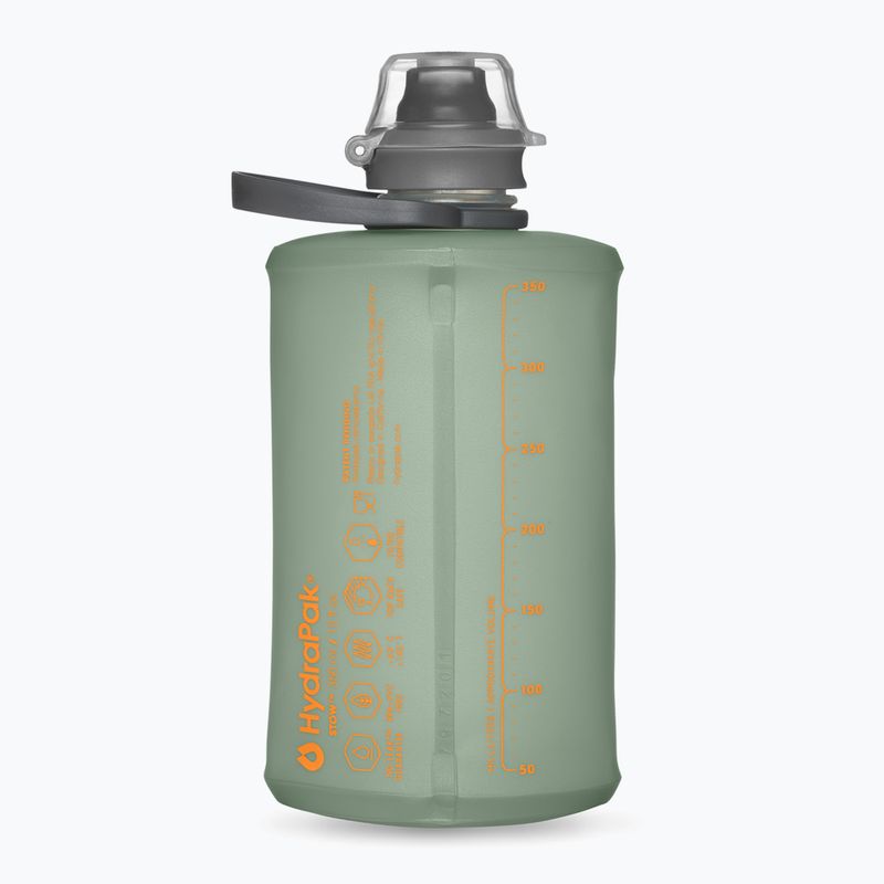 HydraPak Stow 350 ml Reiseflasche sutro grün 2
