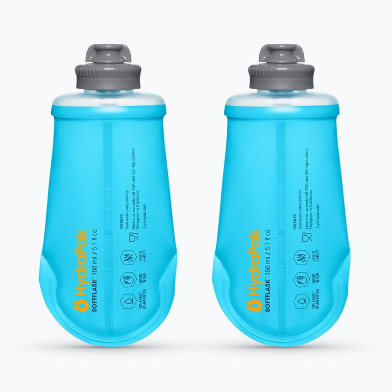 Softflasche Hydrapak Softflask 2 Pack Malibu Blue 2