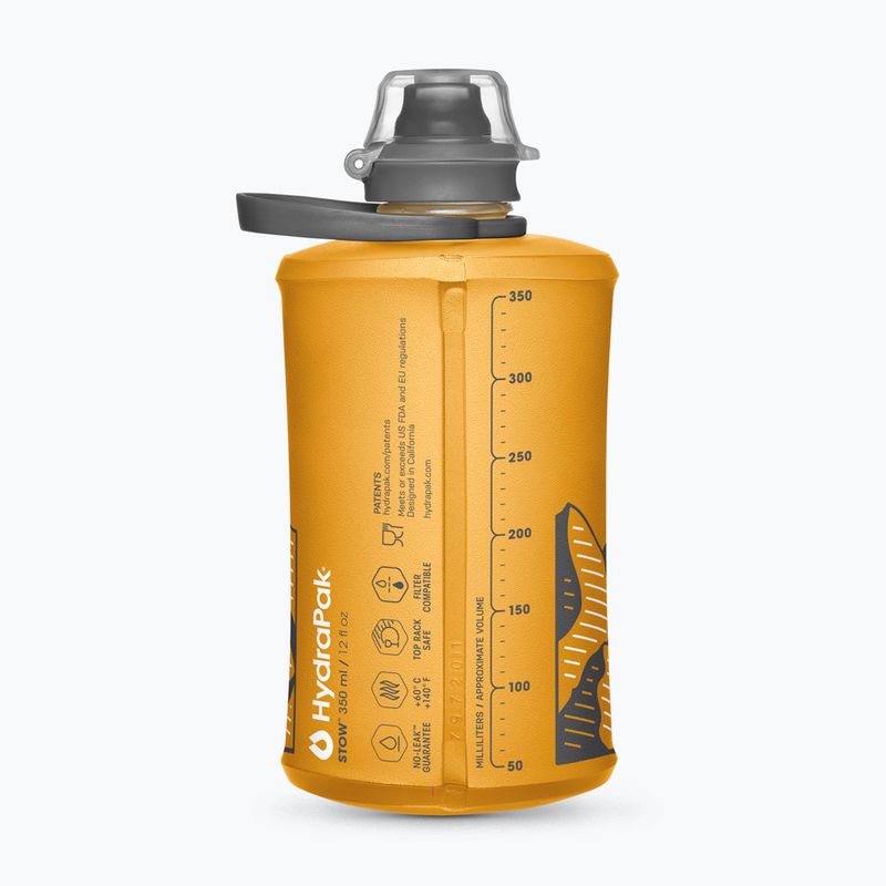 Outdoor-Trinkflasche HydraPak Stow 350 ml golden yellow 2