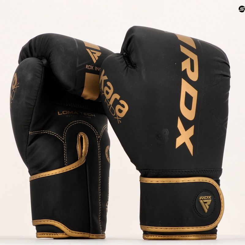 Boxhandschuhe RDX F6 schwarz-gold BGR-F6MGL 9