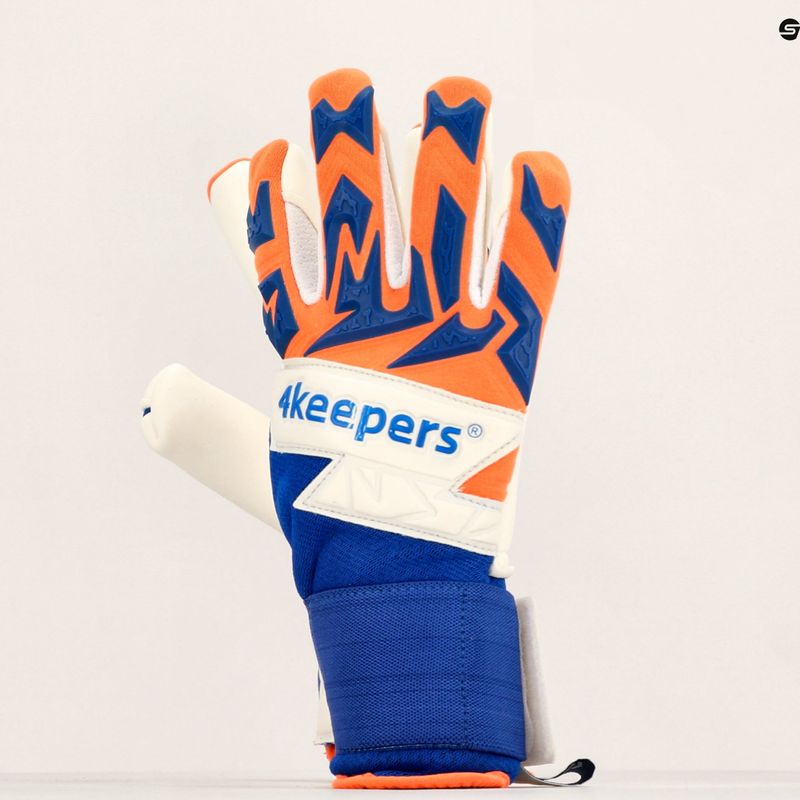 Torwarthandschuhe 4Keepers Equip Puesta Nc blau-orange EQUIPPUNC 8