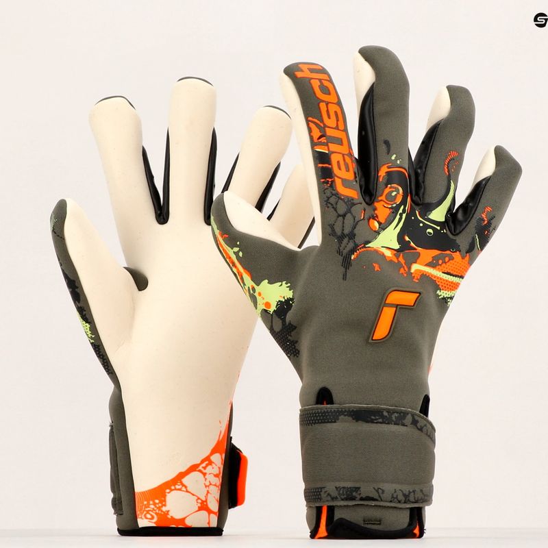 Torwarthandschuhe Reusch Pure Contact Gold X Adaptive Flex grün 53715-5556 13