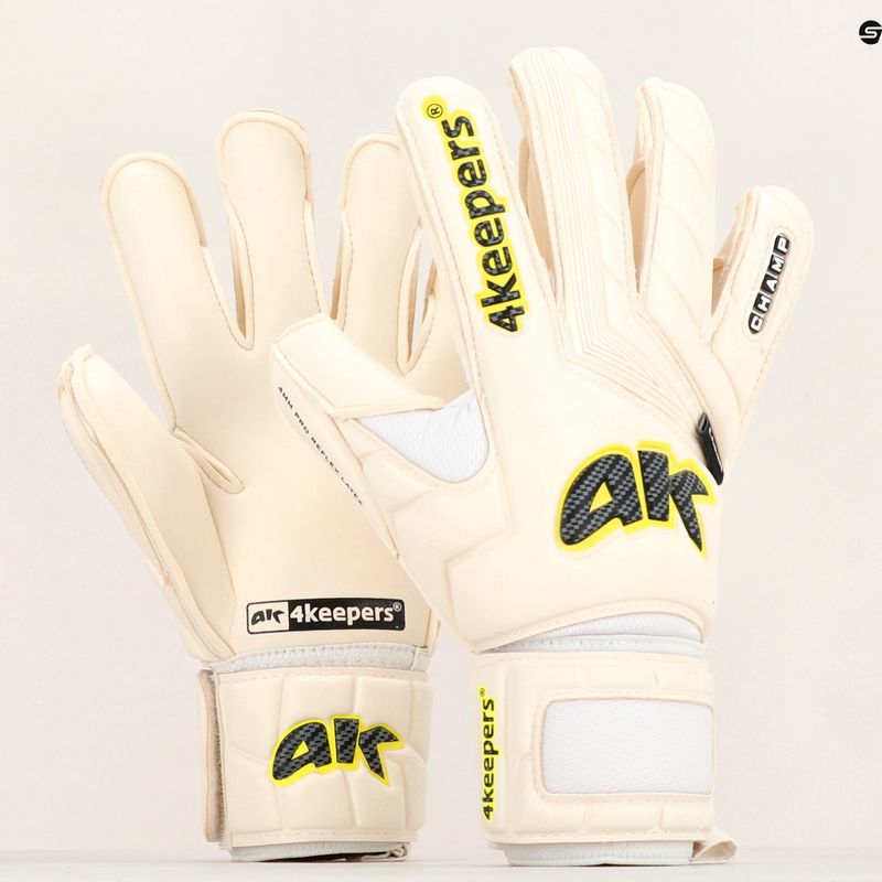 4Keepers Champ Carbo V Hb weiße Torwarthandschuhe 11