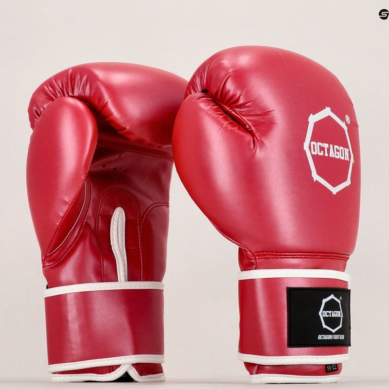 Octagon Boxhandschuhe rot 7