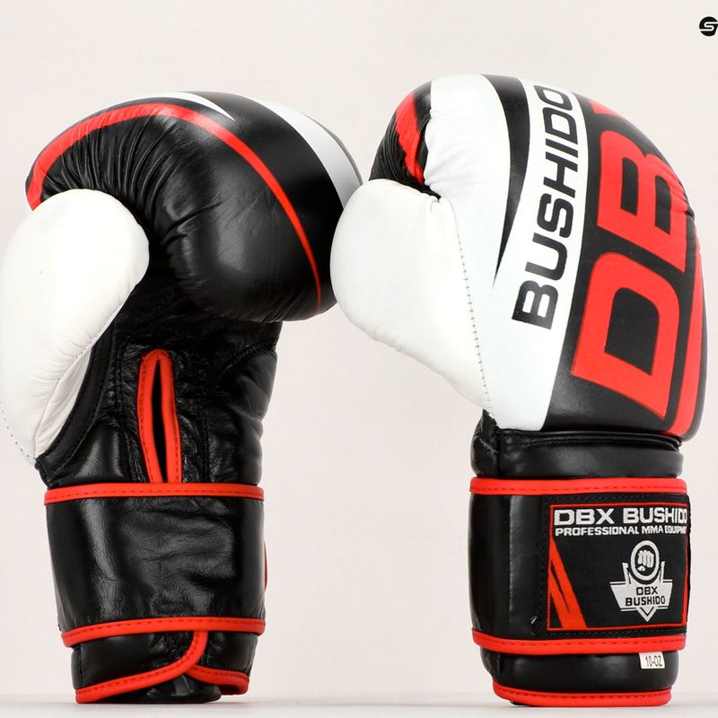 Bushido Sparring Boxhandschuhe schwarz B-2v7-10oz 7