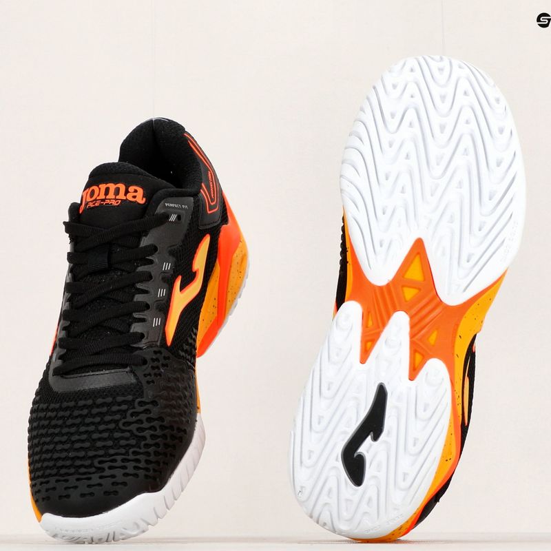 Joma T.Ace 2301 Herren Tennisschuhe schwarz und orange TACES2301T 17