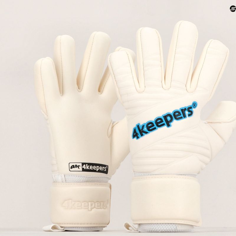 Torwarthandschuhe für Kinder 4Keepers Retro IV NC weiß 4KRIVNCJR 10