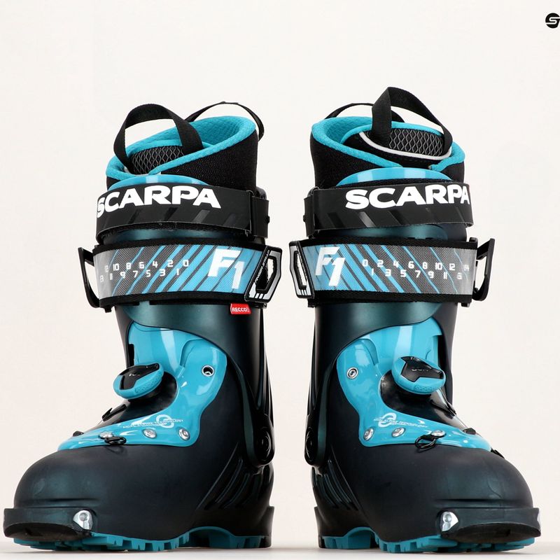 Herren SCARPA F1 Skischuh blau 12173-501/1 11