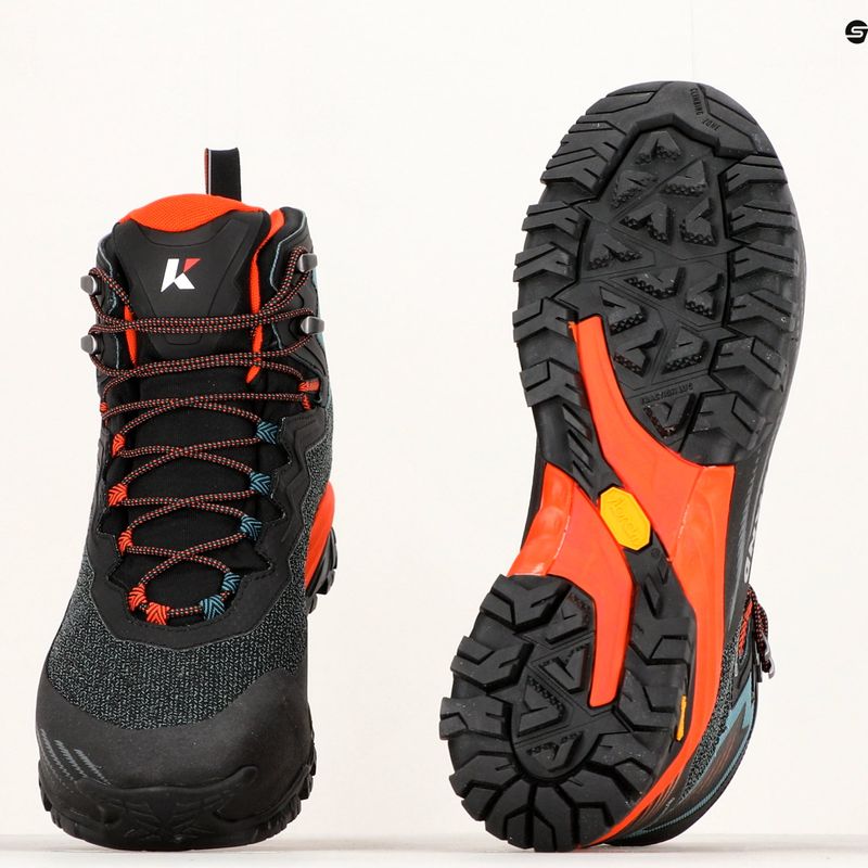 Kayland Duke Mid GTX Herren-Trekkingstiefel 018022490 schwarz/orange 14